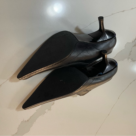 Leather Aldo pointed kitten heel shoes - Picture 6 of 10